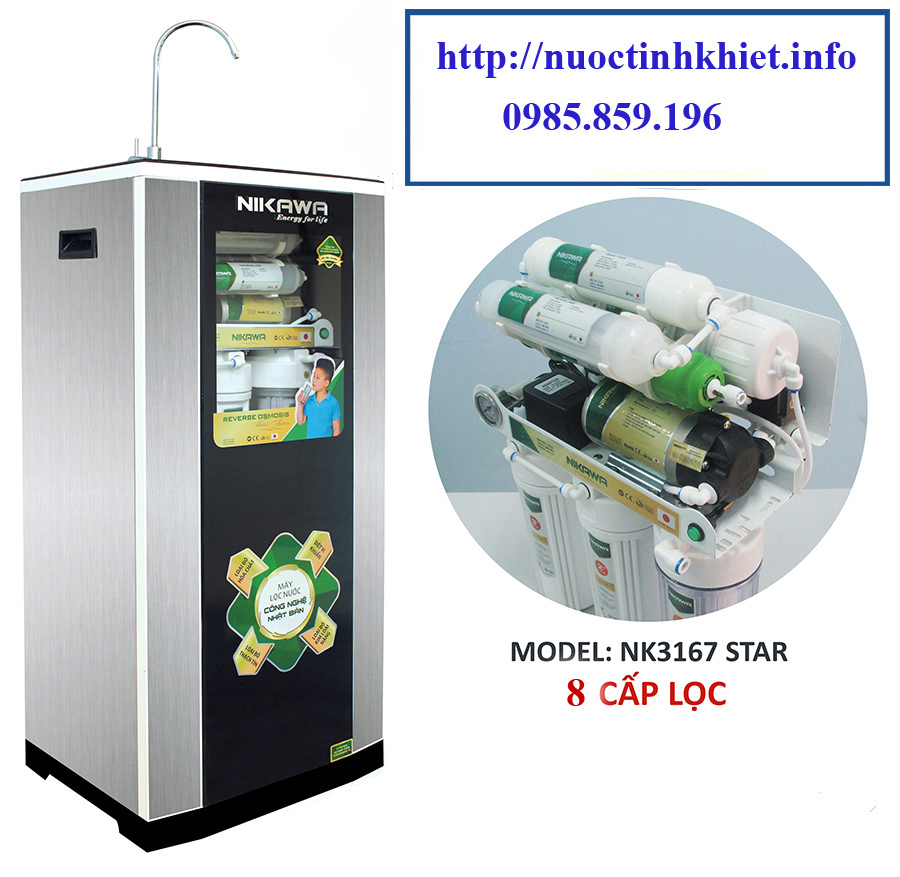 Máy lọc nước Nikawa 8 cấp lọc